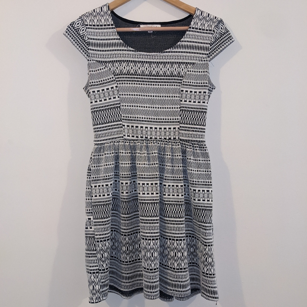 Tribal-Patterned Dress